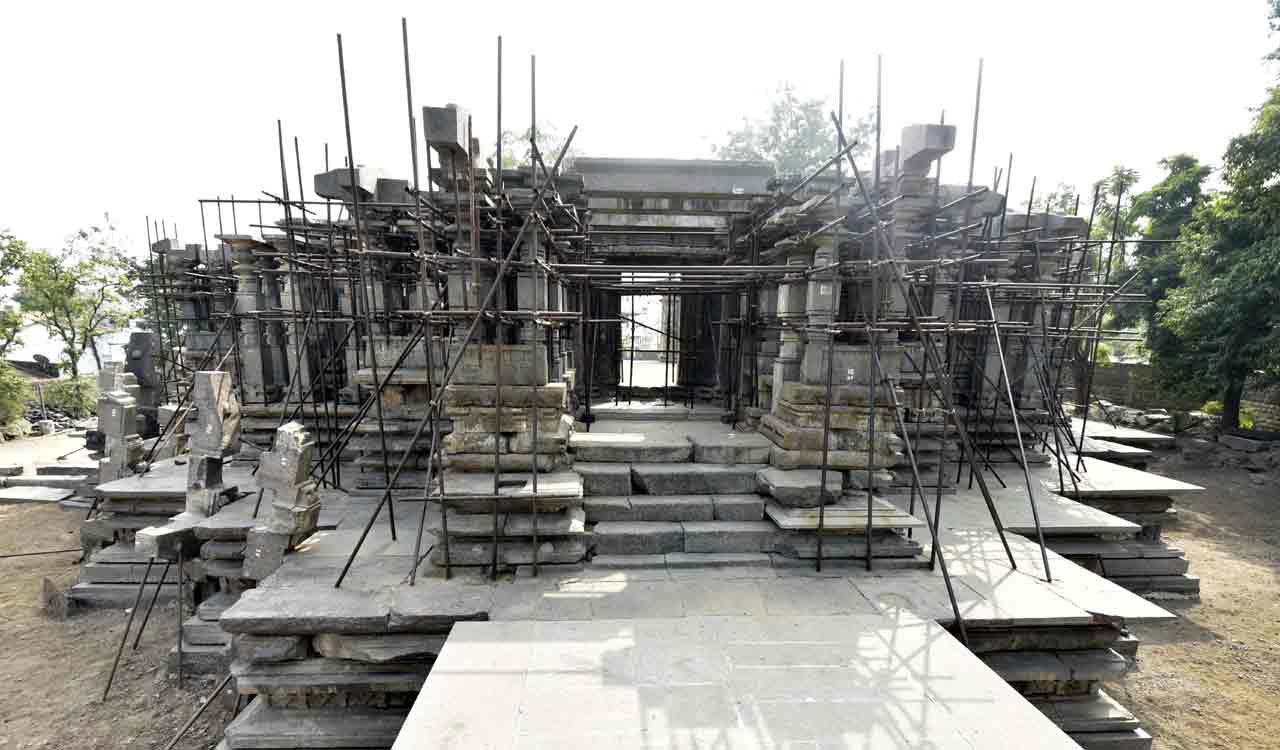 Restoration of Thousand Pillar Temple's Kalyana Mandapam
