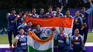"Historic Victory: India Clinches Gold Medal in Women's Cricket at Asian Games"