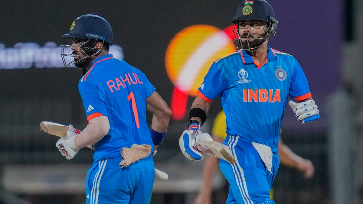 India Stages Remarkable Comeback, Overcomes 2/3 Against Australia in World Cup with Record Kohli-Rahul Partnership