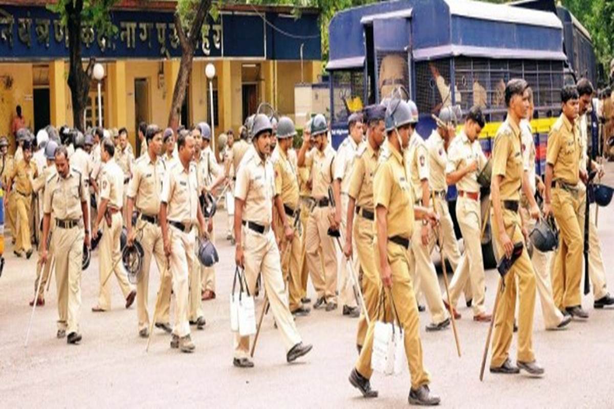 Heavy Police Bandobast Ensured for Navratri Festival in Nagpur